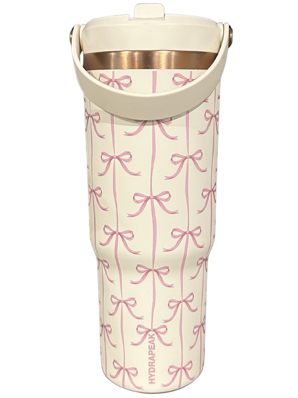 Hydrapeak Pink Bow Insulated Nomad Tumbler | Coquette Girl | Mother’s Day Gift